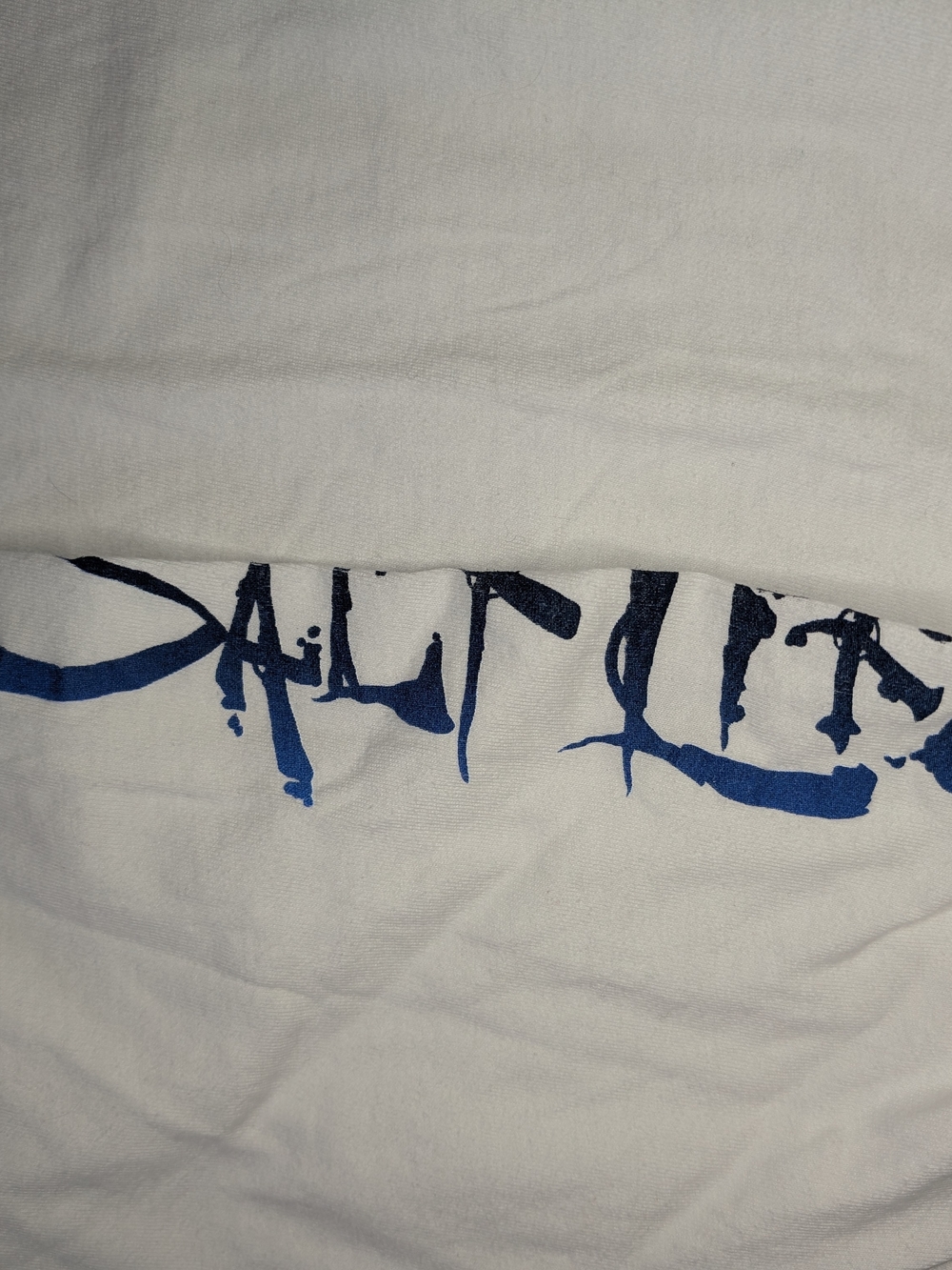 Salt Life White Long Sleeve Pocket Tee with Blue Logo - Picture 5 of 5